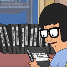 Load image into Gallery viewer, PREORDER: Tina Belcher&#39;s Erotic Friend Fiction - various | 3-ply sock + sparkle