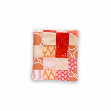 Load image into Gallery viewer, orange & scrappy | flat zip pouch