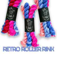 Load image into Gallery viewer, Yarn Flight - Retro Roller Rink (one of a kind) | 4-ply sock mini set
