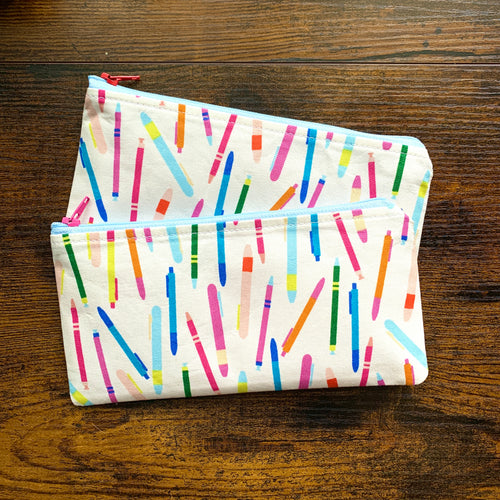 pen obsession | zippered pencil pen pouch