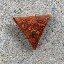 Load image into Gallery viewer, LEATHER triangle mini pouch - various | bags &amp; pouches