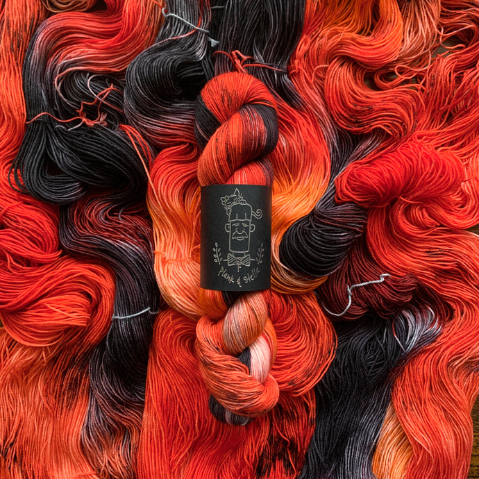 volcanic (one of a kind) | 4-ply sock