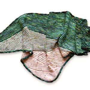 fading waves shawl | hand knits