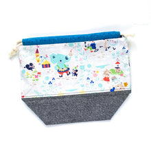 Load image into Gallery viewer, nursery rhymes | small drawstring project bag