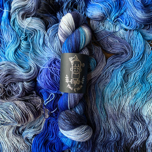 blue in the face (one of a kind) | 4-ply sock