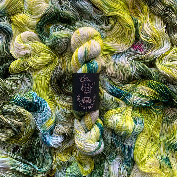 forest flora (one of a kind) | 4-ply sock