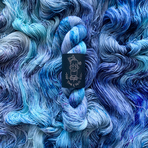 a whale's dream (one of a kind) | 4-ply sock