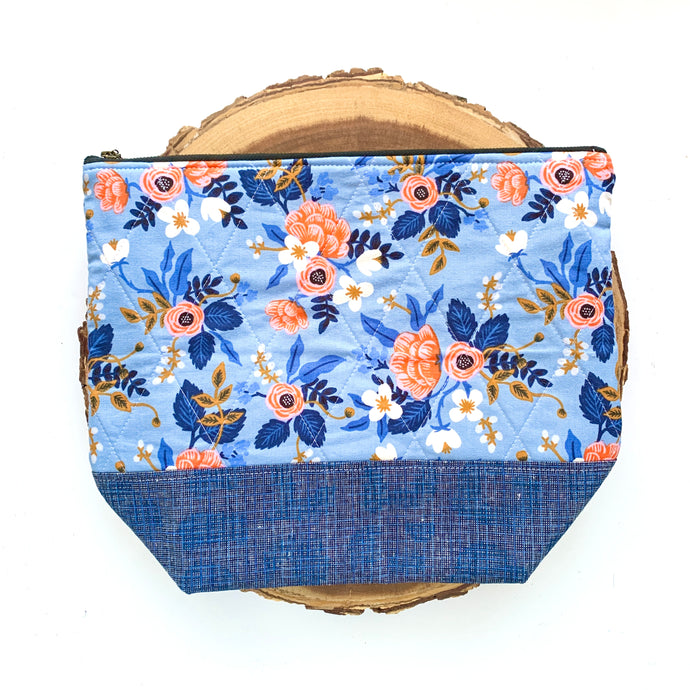 No. 27 - large quilted project pouch | 45 pouches