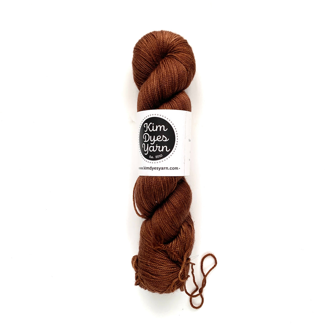 DESTASH: kim dyes yarn filo sock | walnut