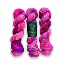 Load image into Gallery viewer, Dye Pot Chaos (one of a kind) - forbidden fuchsia | 4-ply sock