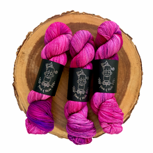 Load image into Gallery viewer, Dye Pot Chaos (one of a kind) - forbidden fuchsia | 4-ply sock
