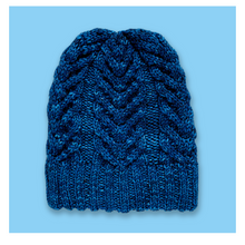 Load image into Gallery viewer, antler toque with extra thick brim | hand knits