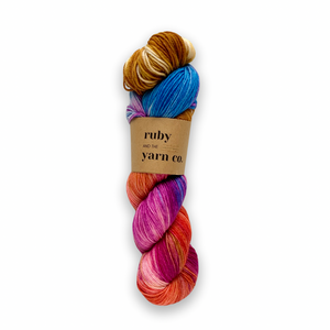DESTASH: ruby and the yarn co sock | where dreams come true: agrabah