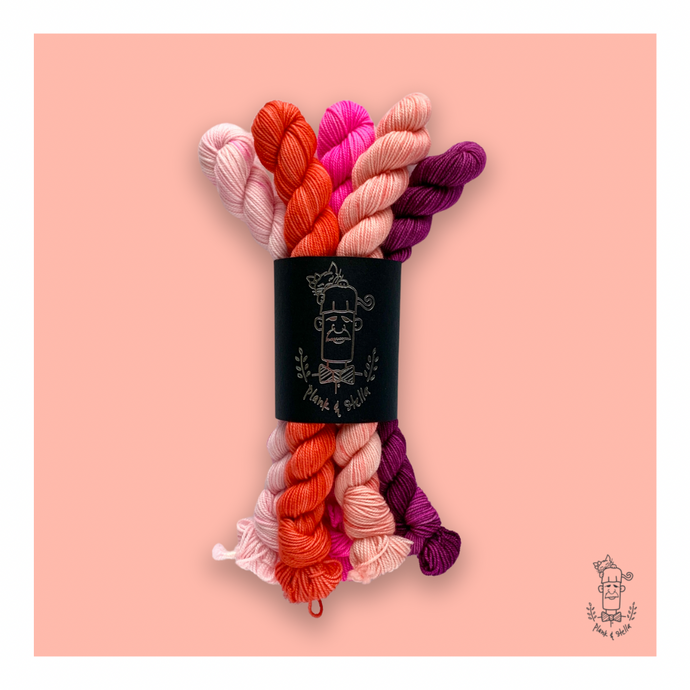 be mine (one of a kind) | 3-ply sock mini set
