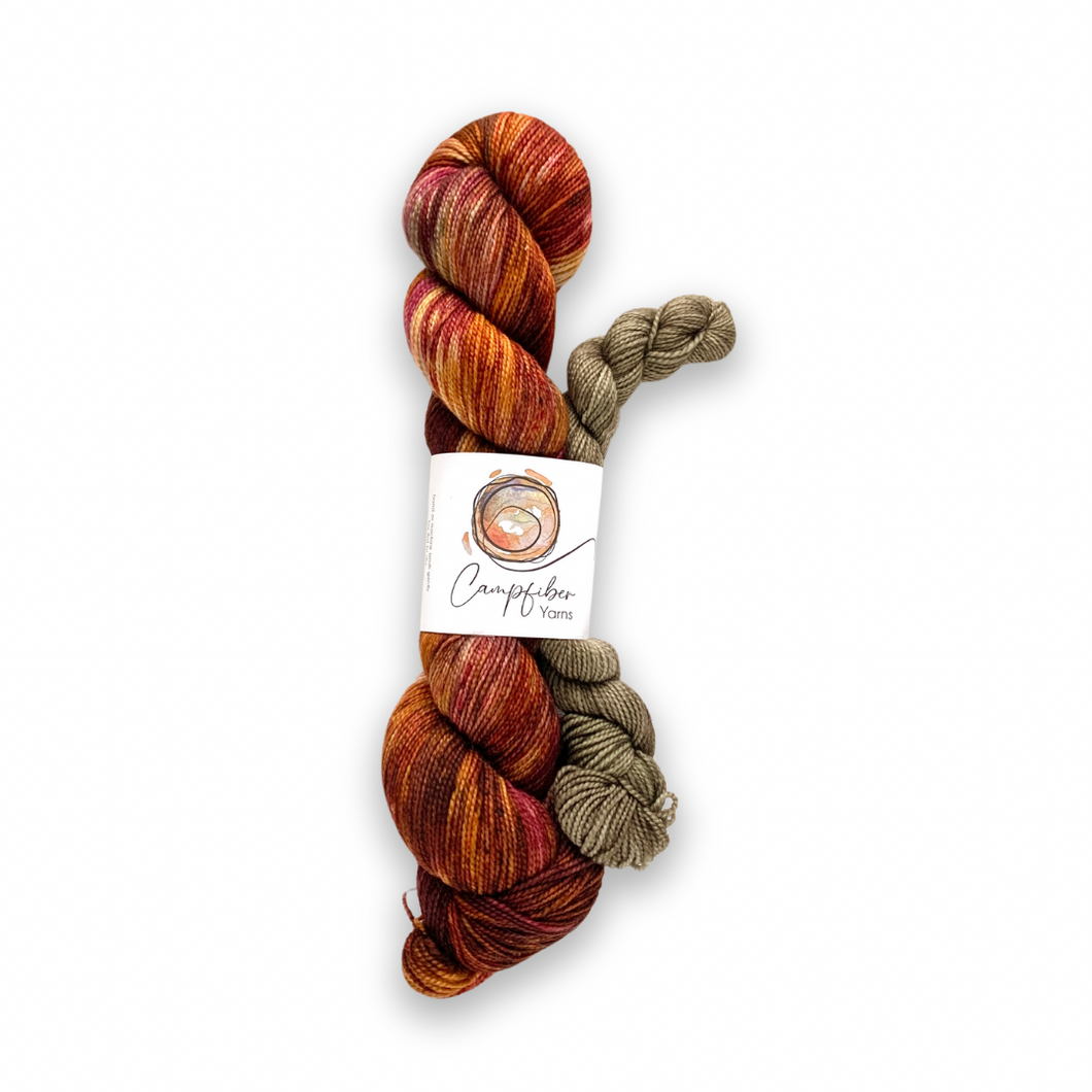 DESTASH: campfire yarns vibrant 80/20 | it's fall, y'all