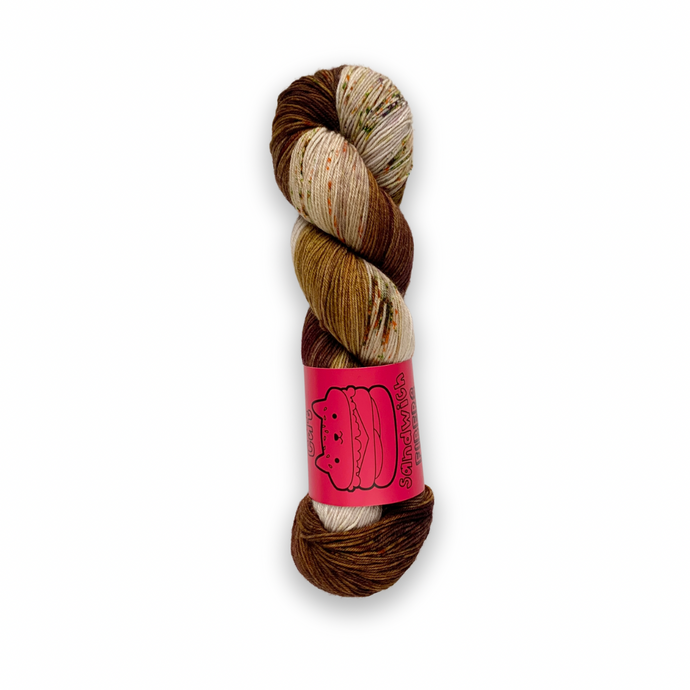 DESTASH: cat sandwich fibers trustie sock | j & t