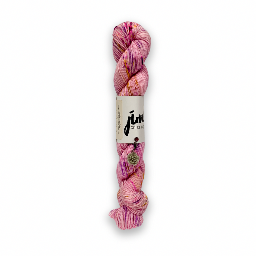 DESTASH: junk yarn smooth sock | rapunzel