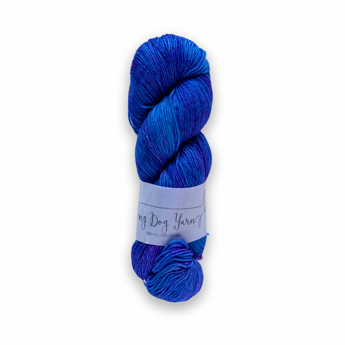 DESTASH: long dog yarn bounce | ultra violet