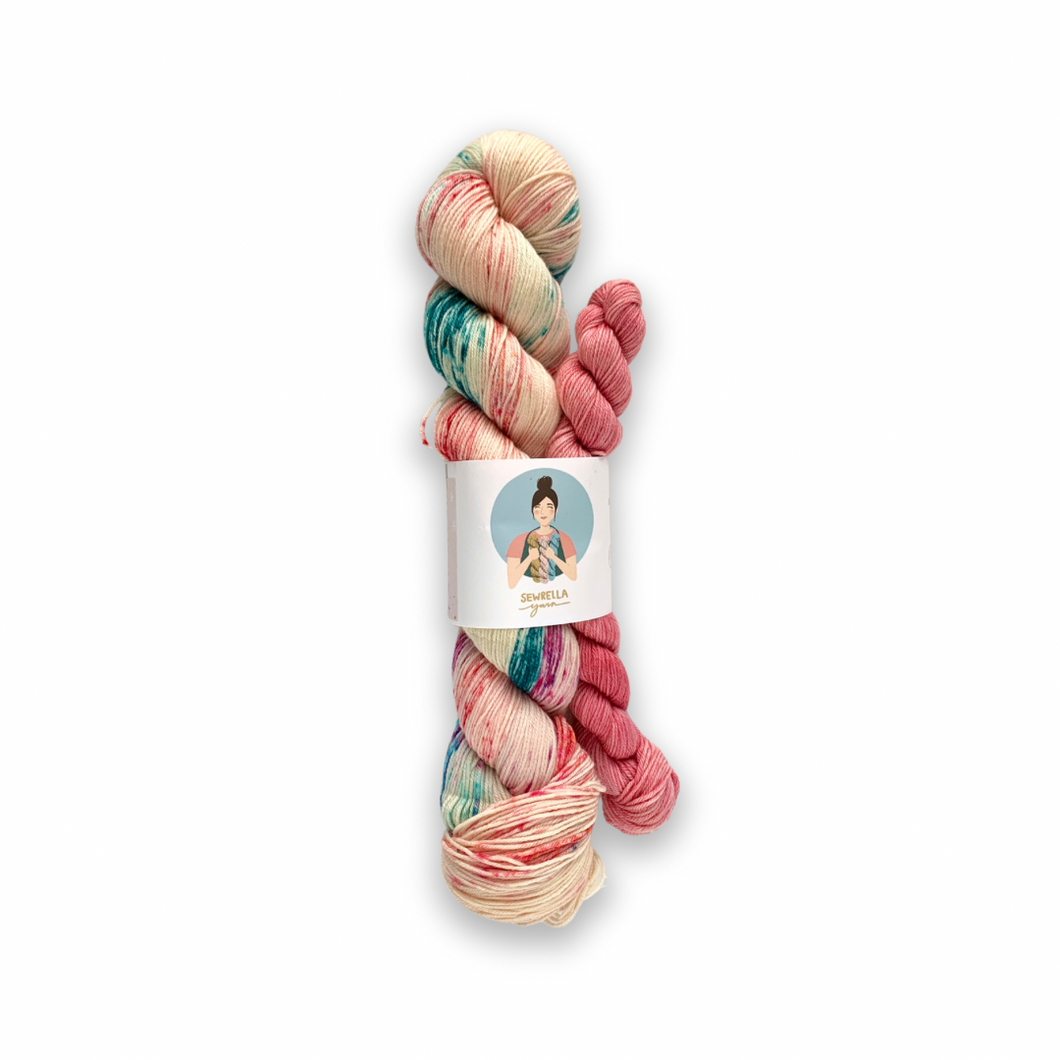 DESTASH: sewrella yarn classic sock set | the little mermaid