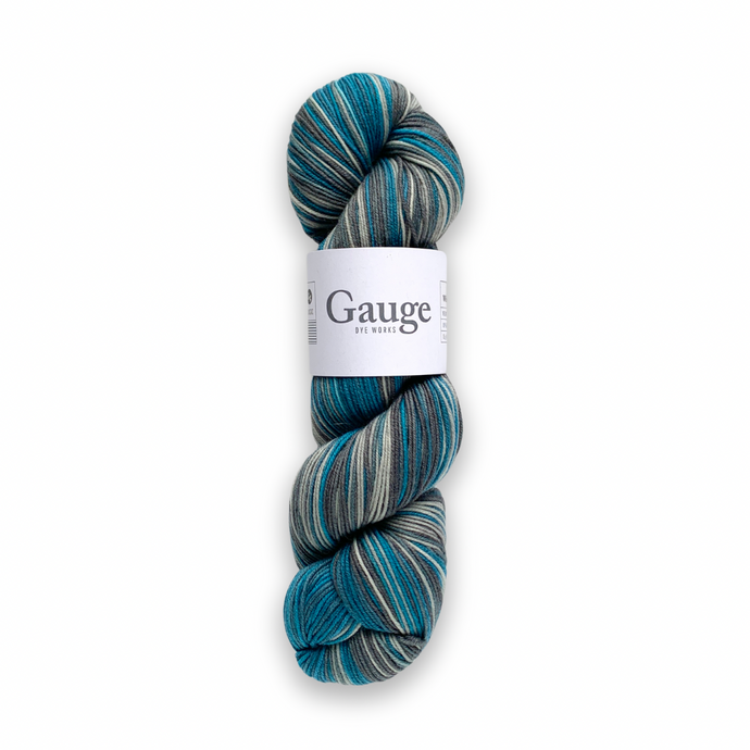 DESTASH: gauge dye works merino twist fingering | whitecaps