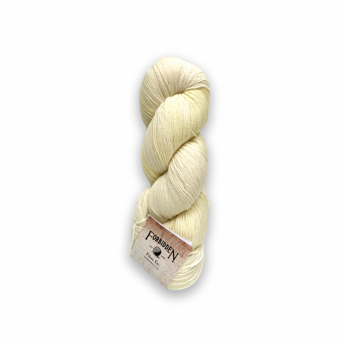 DESTASH: forbidden fiber co. gluttony sock | vanilla blossom