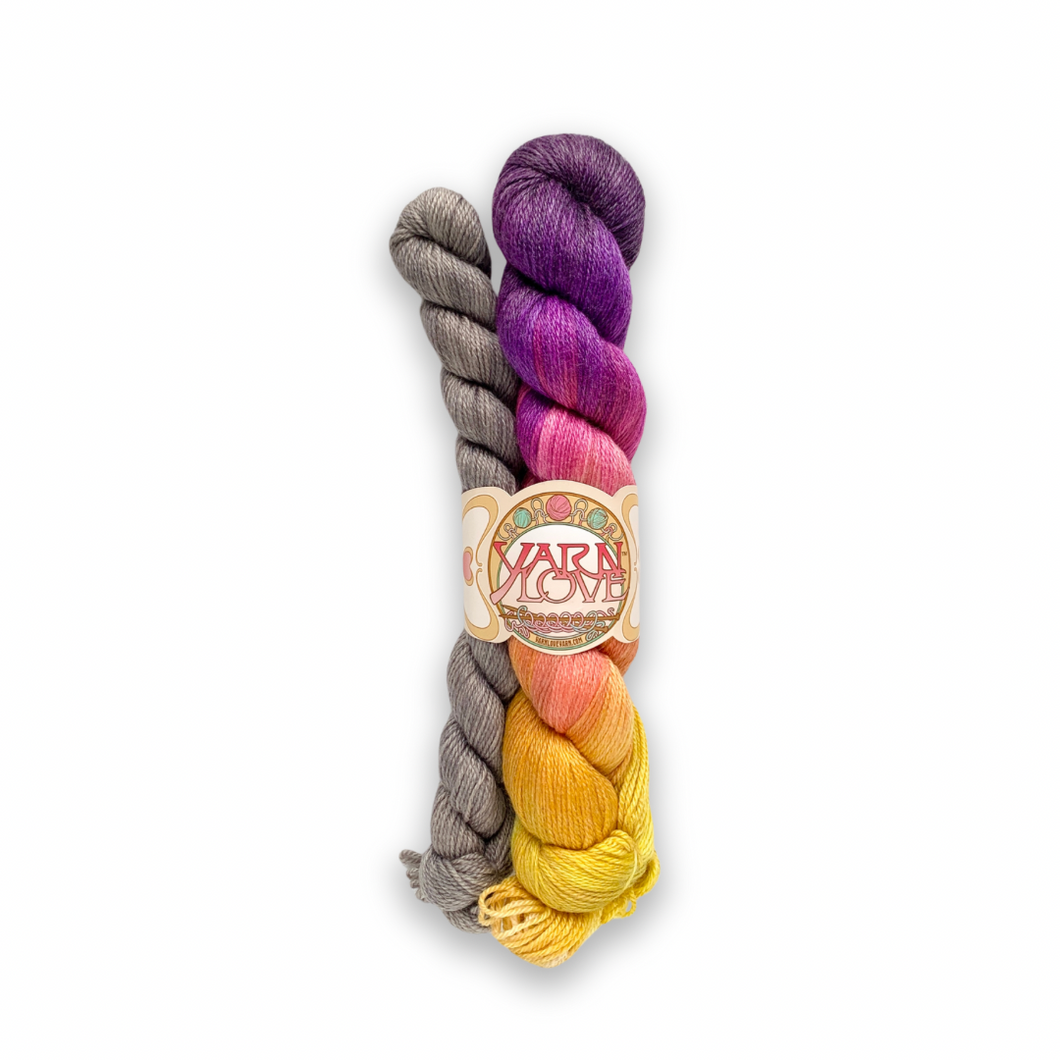 DESTASH: yarn love scarlett o'hara sock | flower market