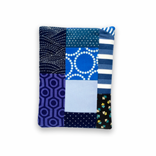 Load image into Gallery viewer, quilted &amp; scrappy - No. 011 blues (for nina) | kindle sleeve