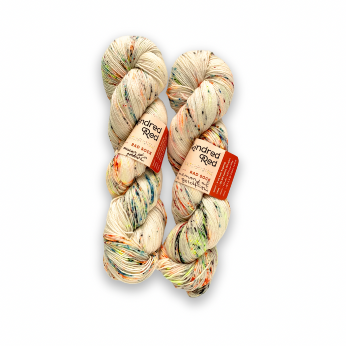 DESTASH: kindred red rad sock | memory of a goldfish