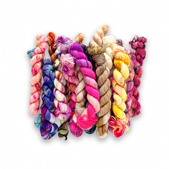 DESTASH: mini skein mystery set | fingering weight