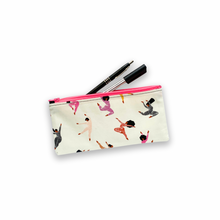 Load image into Gallery viewer, leap in natural | zippered pencil pen pouch