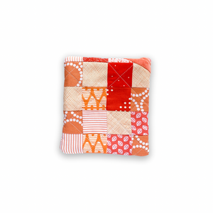 orange & scrappy | flat zip pouch