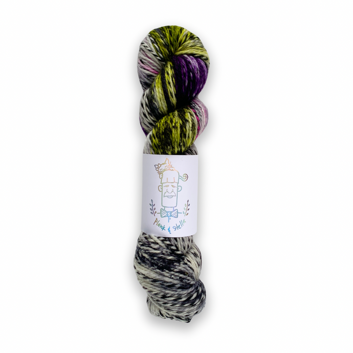 Louise Belcher x Wednesday - a Bob's Burgers Halloween Mystery Skein | zebra DK