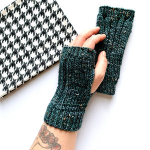 fingerless gloves - tweed | hand knits