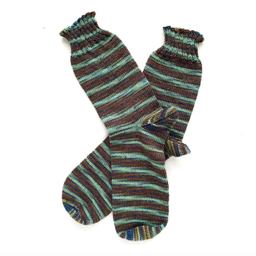 simple knit socks - size mens 10 - 11|  hand knits