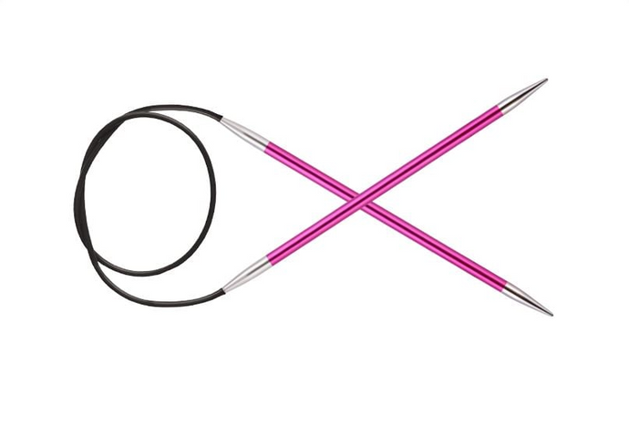 DESTASH: knitter's pride zing fixed circular needles - US 8/5MM, 32