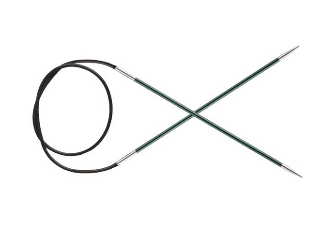 DESTASH: knitter's pride zing fixed circular needles - US 3/3.25MM, 24