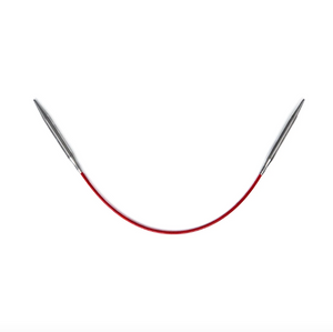 DESTASH: chiagoo knit red fixed circular needles - US 1/2.25MM, 9" | knitting needles
