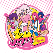 Load image into Gallery viewer, PREORDER: jem &amp; the holograms - 80&#39;s cartoons mystery club | 4-ply sock