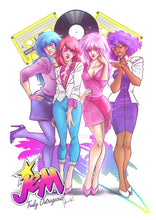Load image into Gallery viewer, jem &amp; the holograms - 80&#39;s cartoons mystery club | 4-ply sock