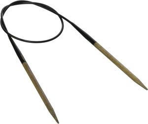 DESTASH: lykke driftwood fixed circular needles - US 4/3.5MM, 32" | knitting needles