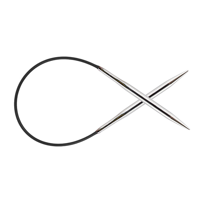 DESTASH: knitter's pride nova platina fixed circular needles - US 4/3.5MM, 10