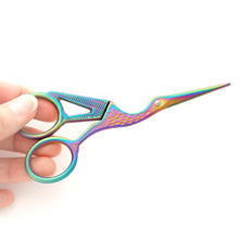 Load image into Gallery viewer, rainbow stork scissors | notions