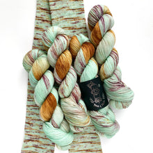 Load image into Gallery viewer, funky cold patina | 4-ply sock